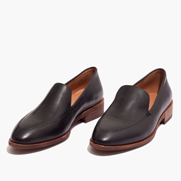 madewell frances loafer black